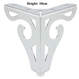4pcs Gold/Black/Silver Iron Sofa Leg Hollow Cabinet Foot European Furniture Holder Side Tea Table Legs