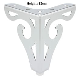 4pcs Gold/Black/Silver Iron Sofa Leg Hollow Cabinet Foot European Furniture Holder Side Tea Table Legs