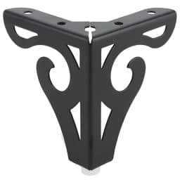 4pcs Gold/Black/Silver Iron Sofa Leg Hollow Cabinet Foot European Furniture Holder Side Tea Table Legs