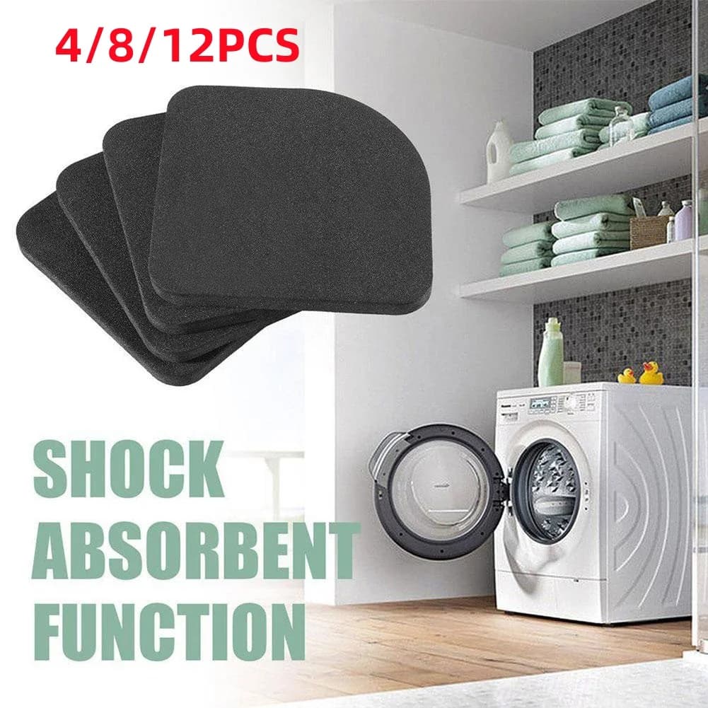 4/8pcs Washing Machine Anti Vibration Pad Shock Proof Non Slip Foot Feet Tailorable Mat Refrigerator Floor Furniture Protectors