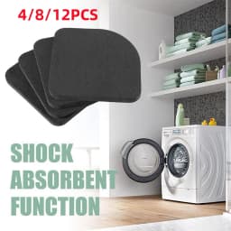 4/8pcs Washing Machine Anti Vibration Pad Shock Proof Non Slip Foot Feet Tailorable Mat Refrigerator Floor Furniture Protectors
