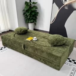 Compression Sofas Vacuum Living Room Sofa Pure Sponge Single Multifunctional Foldable Special Shaped Lazy Sofa Bed Furniture