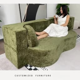 Compression Sofas Vacuum Living Room Sofa Pure Sponge Single Multifunctional Foldable Special Shaped Lazy Sofa Bed Furniture