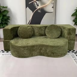 Compression Sofas Vacuum Living Room Sofa Pure Sponge Single Multifunctional Foldable Special Shaped Lazy Sofa Bed Furniture