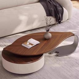 Nordic Style Modern Coffee Table Unique Design Glam Luxury Coffee Table Living Room Hidden Storage Table De Salon Home Furniture