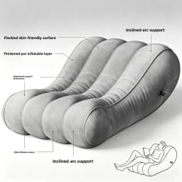 Portable Inflatable Sofa Bed, Couple Game Chair, Body Support Pad, Fun Sofa, Adult Game Sofa