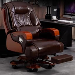 Executive Computer Office Chair Nordic Comfortable Designer Throne Office Chair Leather Reading Sillas De Oficina Home Furniture