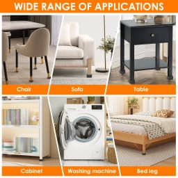 8/16Pcs Adjustable Furniture Feet Riser Stackable Chair Heightening Foot Pad Bed Raising Blocks for Table Desk Couch Chair Sofa
