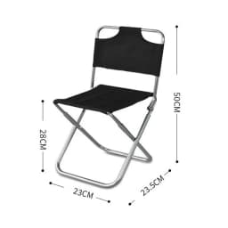 Portable Lightweight Folding Aluminum Alloy Camping Stool Outdoor Travel Fish Small Chair Durable Picnic Seat for Hiking