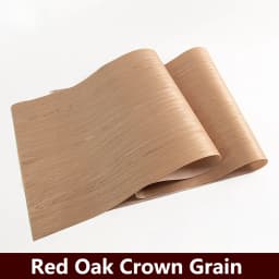 58x250cm Red Oak Engineered Wood Veneer for Furniture, Decorative Surfaces, Wall Paneling & Cabinet Renovation