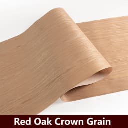 58x250cm Red Oak Engineered Wood Veneer for Furniture, Decorative Surfaces, Wall Paneling & Cabinet Renovation