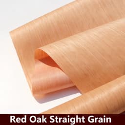 58x250cm Red Oak Engineered Wood Veneer for Furniture, Decorative Surfaces, Wall Paneling & Cabinet Renovation