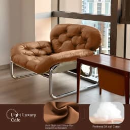 MOMO Single Sofa Chair Living Room Minimalist Leisure Chair Modern Lunch Break Combination Chair Balcony Bedroom Lazy Chair
