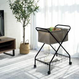 Japanese Folding Storage Rack, Multi-Layer Metal Snack Organizer, Rolling Trolley for Living Room or Kitchen, Modern Organizer