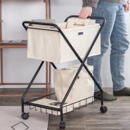 Japanese Folding Storage Rack, Multi-Layer Metal Snack Organizer, Rolling Trolley for Living Room or Kitchen, Modern Organizer