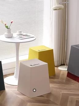 Creative Plastic Dining Stool,Nordic Furniture,High Stools,Mobile Seat,Footstool,Modern Leisure Chair,Keyboard Stool,Customized