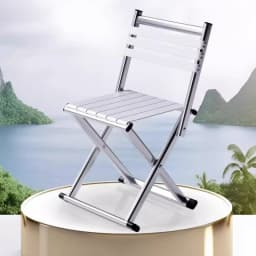 Foldable Chair Backrest Outdoor Portable Folding Chair Camping Barbecue UltraLight Fishing Stool Outdoor Furniture 의자 캠핑의자