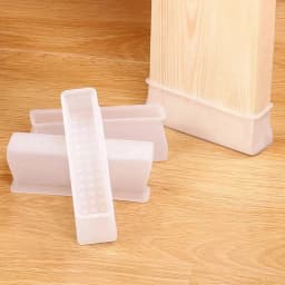 4pcs Silicone Chair Leg Caps Anti Slip Furniture Feet Cover Floor Protector Pad Wood Sofa Table Bed Mute Mat Bumper Damper