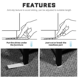 Adjustable Furniture Table Levelers Leveling Shims Height Wedges Furniture Gasket Table Chair Balance Foot Pad Gasket