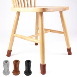 24PCS Table Legs Socks Knitted Chair Cover Furniture Legs Sock Chair Leg Floor Protector Cover Legs For Furniture Chair Leg Caps