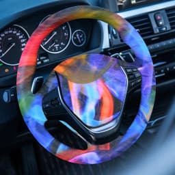 Rainbow Flames Hydrographic Film Water Transfer Printing Film Hydro Dip Film 50cmX100cm