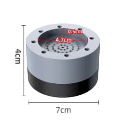 Universal Adjustable Bed Risers Heavy Duty Plastic Furniture Risers Round Bed Frame Risers Furniture Raise Blocks Home Supplies
