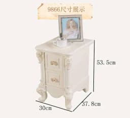Luxury European Night Table Nordic Aesthetic Unique Italian Nightstand Advanced Sense High-end Criado Mudo Home Furniture