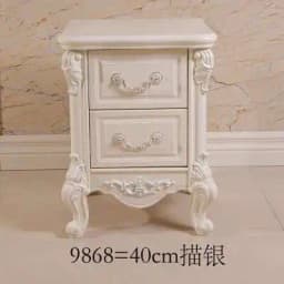 Luxury European Night Table Nordic Aesthetic Unique Italian Nightstand Advanced Sense High-end Criado Mudo Home Furniture