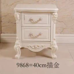 Luxury European Night Table Nordic Aesthetic Unique Italian Nightstand Advanced Sense High-end Criado Mudo Home Furniture