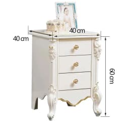 Luxury European Night Table Nordic Aesthetic Unique Italian Nightstand Advanced Sense High-end Criado Mudo Home Furniture