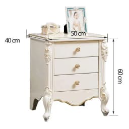 Luxury European Night Table Nordic Aesthetic Unique Italian Nightstand Advanced Sense High-end Criado Mudo Home Furniture