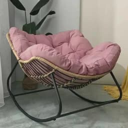 Outdoor Rocking Chair Adult Lazy Sofa Bird Nest Shaped Living Room Balcony Nap Small Apartment Rattan Woven Adul Rocking Chair