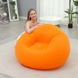 Large Lazy Inflatable Sofa Chairs PVC Lounger Seat Bean Bag Sofas Pouf Puff Couch Tatami Living Room Supply