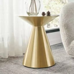 Italian Design Stainless Steel Modern Coffee Table Luxury Round Tables Gold Bedroom Table Living Room Mobile Furniture WWH20YH