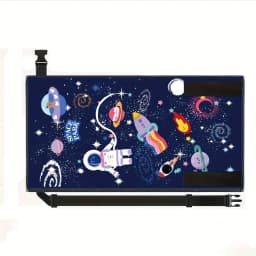 Children's Travel Portable Airplane Bed Cute Cartoon Oxford Foot Leg Rest Airplane Hammock Kids