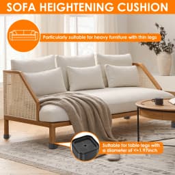8-32Pcs Furniture Risers Heavy Duty Bed Chair Table Heightening Foot Pad Non-slip Floor Protecto Furniture Feet Leg Lift