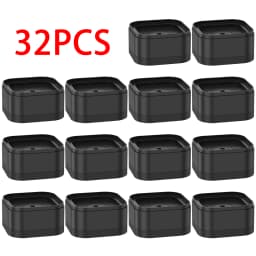 8-32Pcs Furniture Risers Heavy Duty Bed Chair Table Heightening Foot Pad Non-slip Floor Protecto Furniture Feet Leg Lift