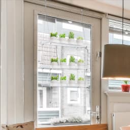 ABWP-3-Tier Window Plant Shelves 16 Inch, Acrylic Adjustable Hanging Floating Shelf, Window Sill Extender For Indoor Plants