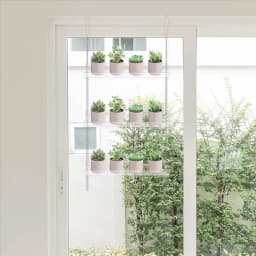 ABWP-3-Tier Window Plant Shelves 16 Inch, Acrylic Adjustable Hanging Floating Shelf, Window Sill Extender For Indoor Plants