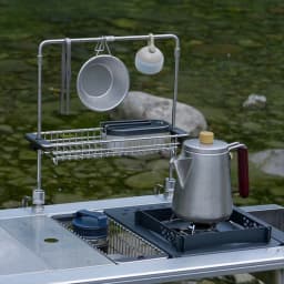 BAAU Outdoor -Table Supply Portable Stainless Steel Camping -Table Accessories New,Retaining Clamp