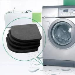 4pcs Anti-Vibration Pad Set Shock Proof Non-Slip Feet Mat Washing Machine And Refrigerator Home Appliance Stabilizer Foot Stand