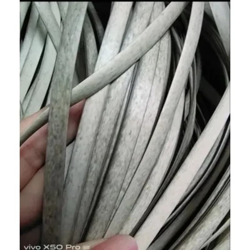 8mm 500g Newest Grey PE Flat Synthetic Rattan Weaving Material Knit Repair Chair Table Sofa Basket Craft Home Furniture Decor