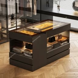 R Standing Display Living Room Cabinets Floor Salon Organizer Cube Cabinet Luxury Jewelry Meuble De Rangements Home Accessories