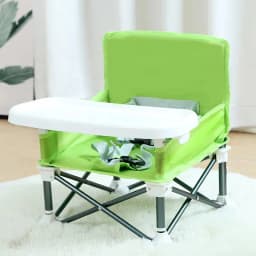 Portable Children Baby High Chair Foldable Baby Dining Table Small Dinning Table Chairs Restaurant Chair for Baby Outside Eat