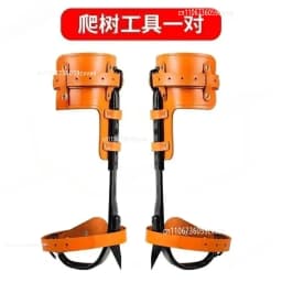 Pruning Equipment for Tree Climbing Pruning Claw Thicken and Widen Tree Climbing Spike Set with Double Shoulder Seat Belt
