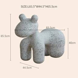 Large Cartoon Children's Chair Living Room Furniture Creative Animal Stool Cashmere Hippo Chair Home Decor Shoe Changing Stool