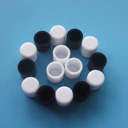 3mm-60.5mm Black/White Silicon Rubber Caps Blanking End Cover Protectors For Round Pipe/Furniture