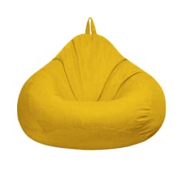 Lazy Sofas Cover Large Bean Bag Cover Without Filler Adults Couch Living Room Bedroom Home Tatami Lounger Comfortable Seat Cover
