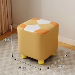 Wooden Waterproof Square Living Room Stools Colorful Creative Design Soft Bedroom Ottoman Simple Cute Modern Home Furniture