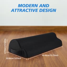 Memory Foam Office Foot Stool & Under Desk Footrest Leg Elevation Pillow for Gaming & Home Office